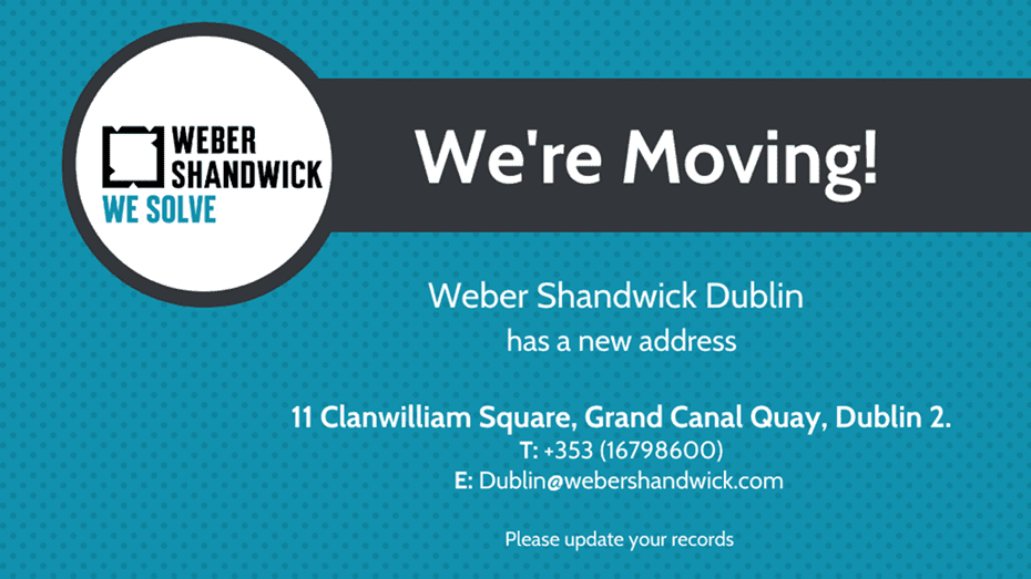 Weber Shandwick Dublin is Moving