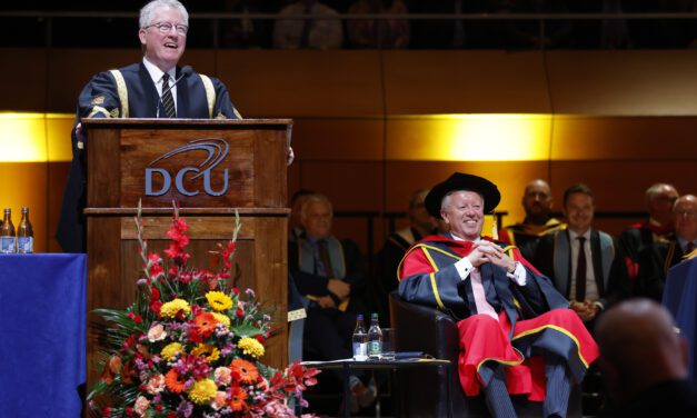 DCU Awards Public Relations Leader Honorary Doctorate